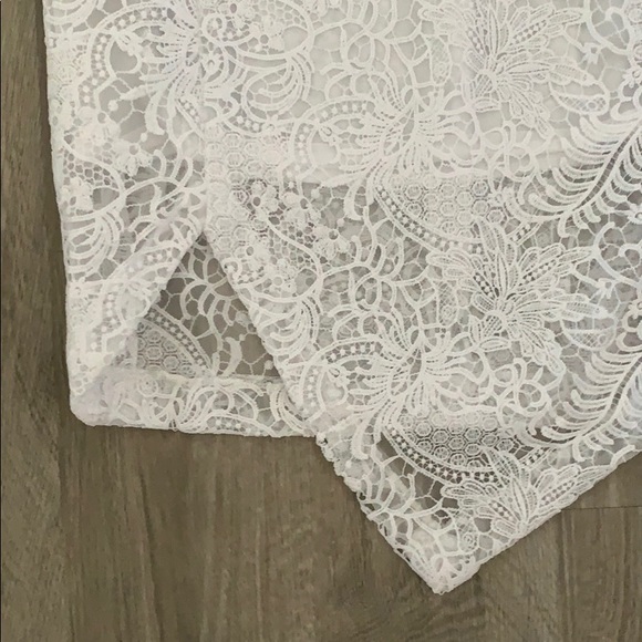 BCBG Lace High Waisted Skirt - Picture 2 of 5